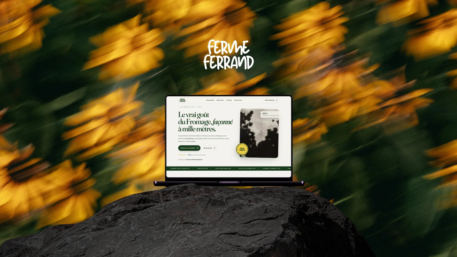Aperçu du site La Ferme de Ferrand