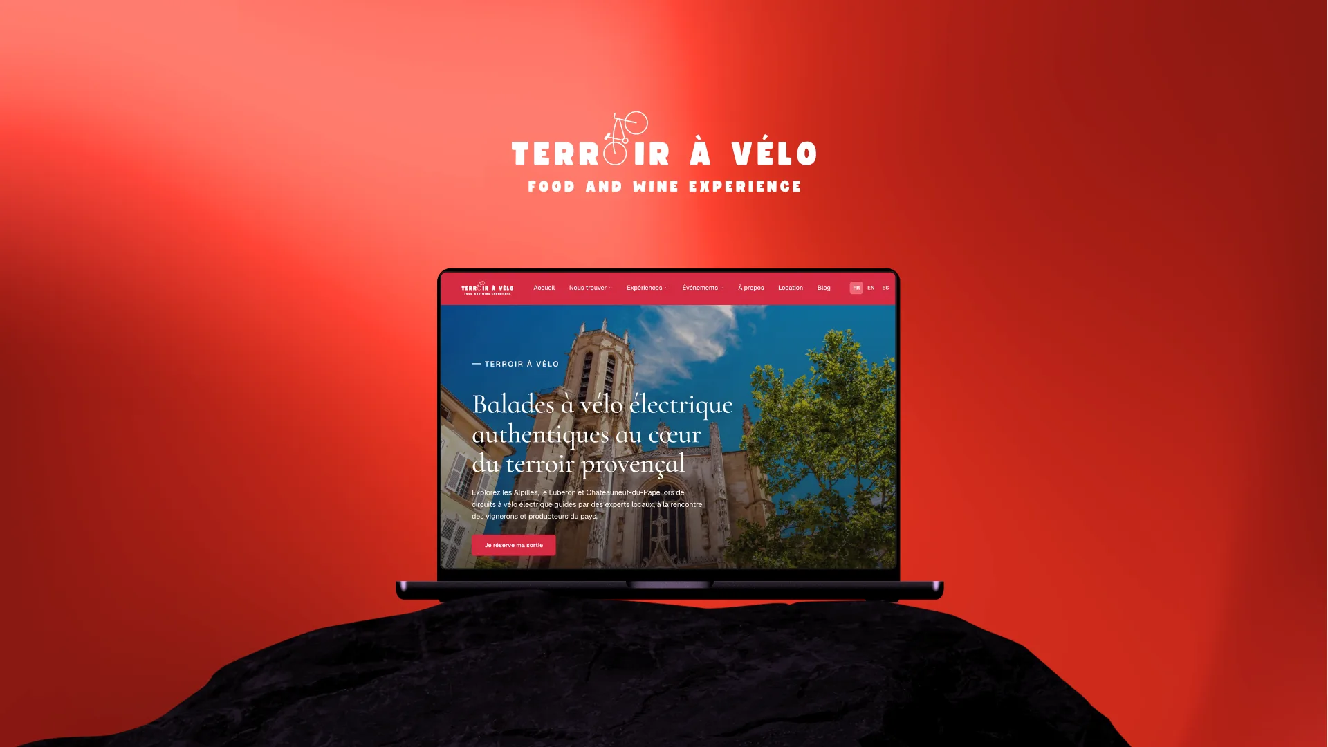 Aperçu du site Terroir à Vélo